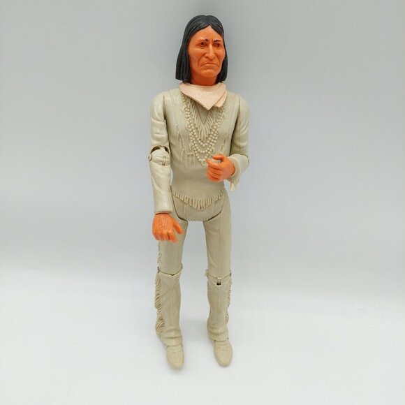 Louis Marx Geronimo 11" Action Figure Vintage Indian - Picture 10 of 10